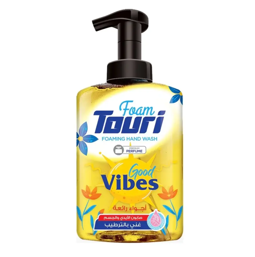 Touri Foamed hand washing (Good Vibes) 400 ml | توري سائل ايدي فوم (أجواء رائعة) 400  مل