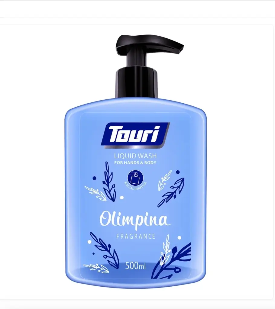 Touri Liquid Hand Soap 500 ml (Elegance) Olympiana | توري صابون سائل ايدي 500  مل (اليجانس) اوليمبيانا 