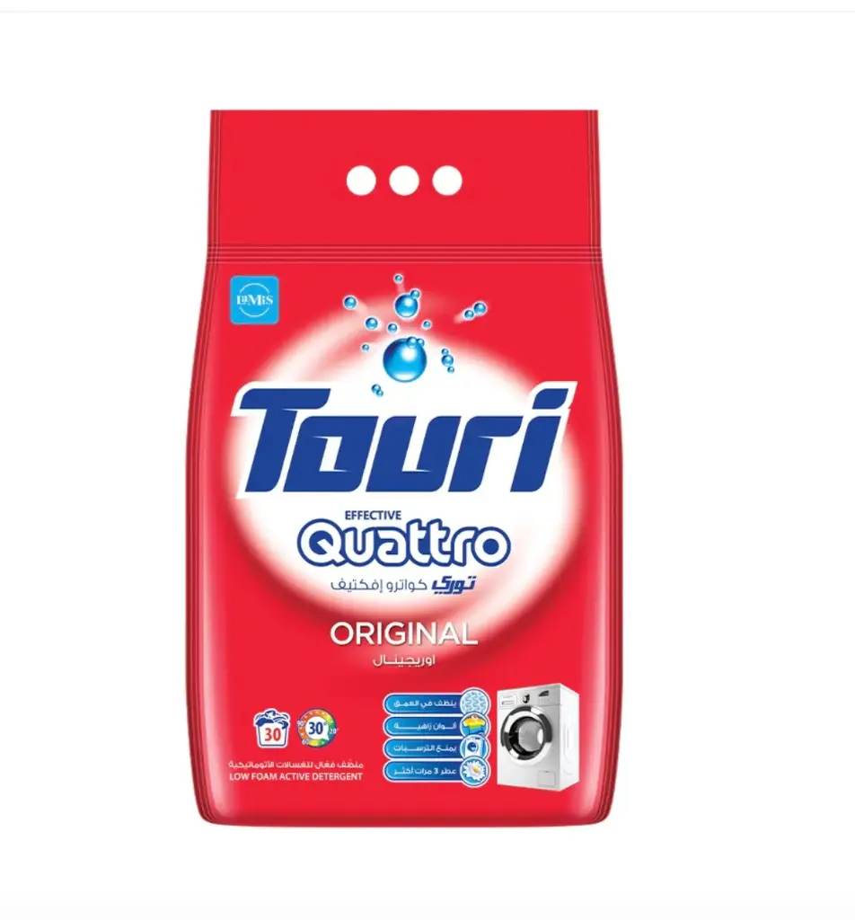  Touri Automatic Clothes washing Powder 2500 g | تورى مسحوق غسيل ملابس اتوماتيك 2500  جم