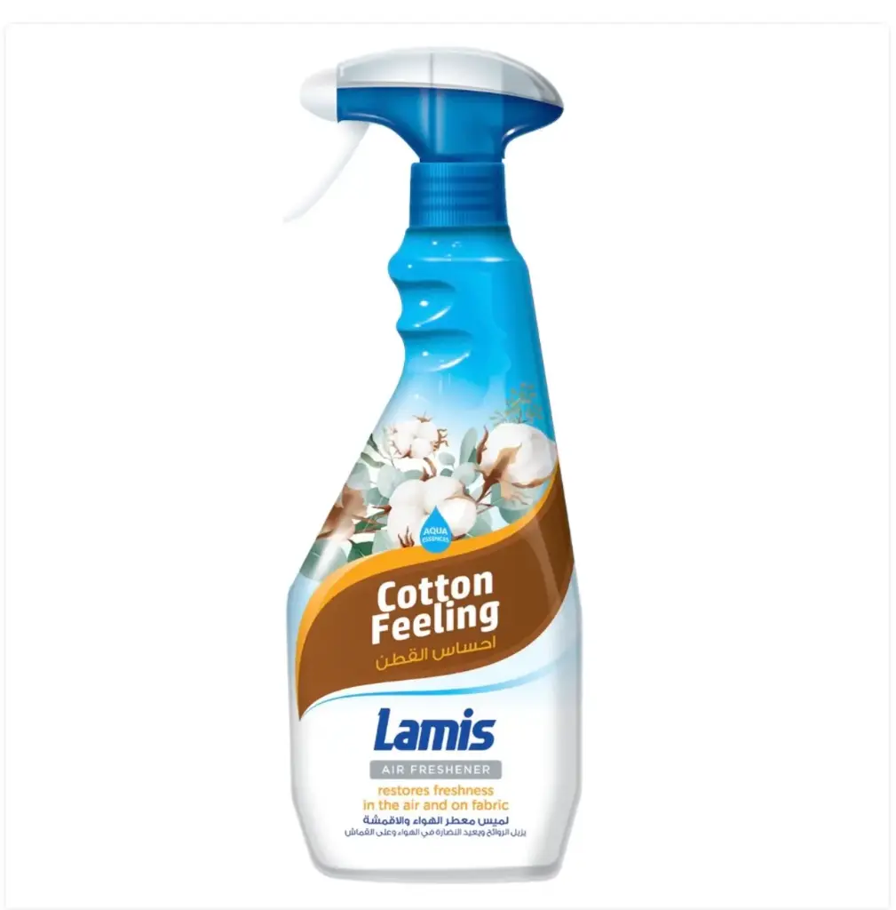 Lamis Fabric & Air Freshener 450 ml COTTON FLOWER | لميس معطر هواء واقمشة 450 مل زهرة القطن