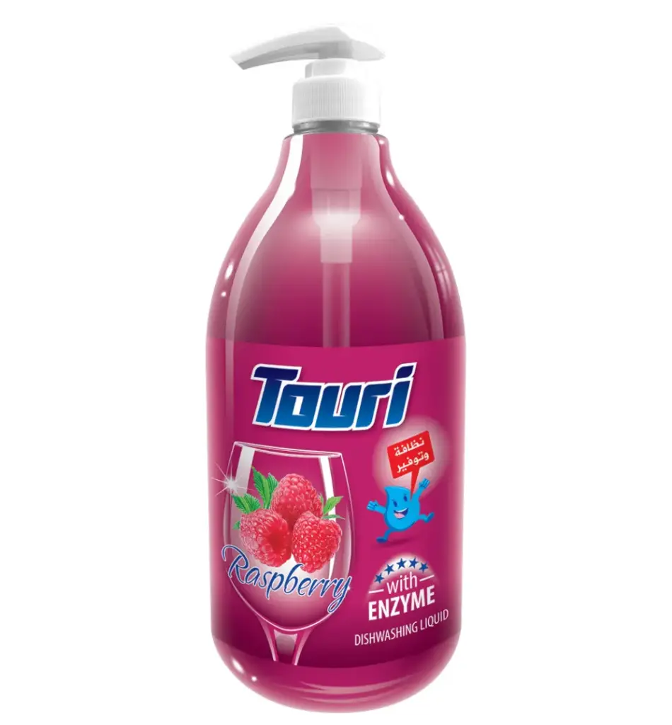 Touri Dishwashing Liquid 1500 ml Cranberry (Pump) | توري سائل جلى 1500 مل مضخة توت 