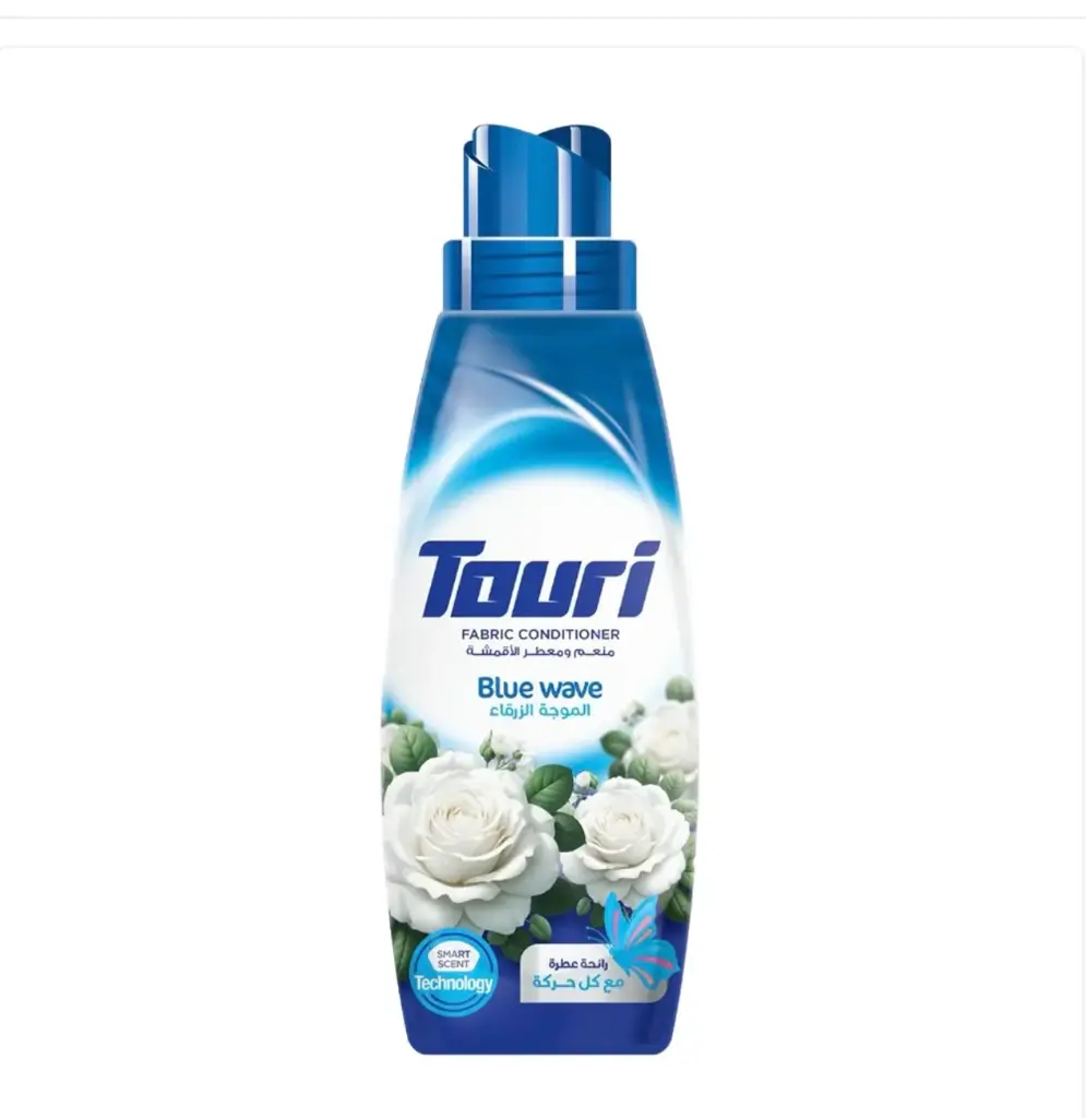 Touri Fabric Softener 750 ml Blue Wave Freshener | توري سائل مطري الملابس 750 مل الموجة الزرقاء