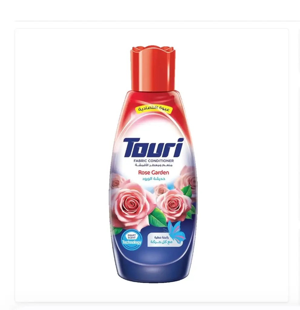 Touri Fabric Softener 1500 ml Rose Garden | توري سائل مطري الملابس 1500 مل حديقة الورد