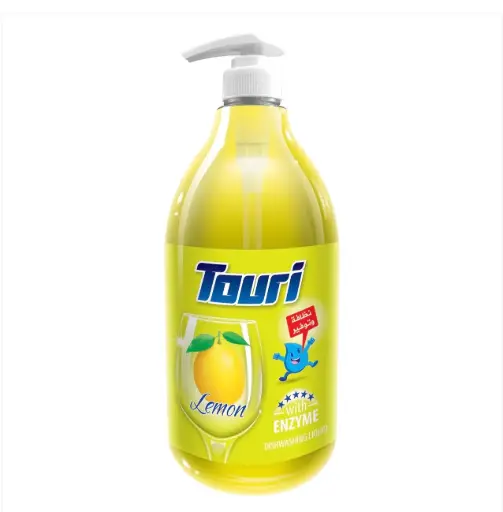 Touri Dishwashing Liquid 1500 ml Lemon (Pump) | توري سائل جلى 1500 مل مضخة ليمون
