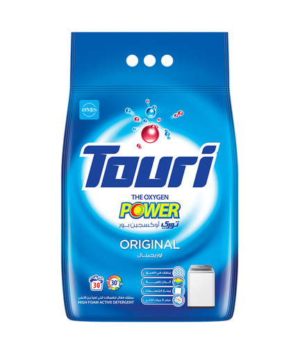 Touri Foamed Clothes washing Powder 2500 g | تورى مسحوق غسيل ملابس رغوى 2500 جم
