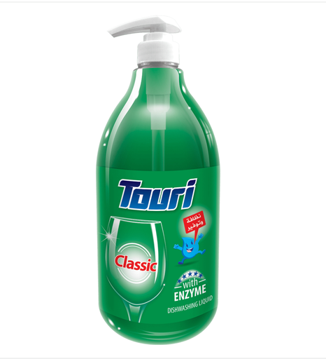 Touri Dish Washing Liquid 1500 ml Classic (Pump) | توري سائل جلى 1500 مل مضخة كلاسيك