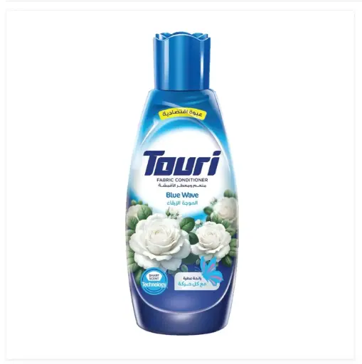 Touri Fabric Softener 1500 ml Blue Wave Freshener | توري سائل مطري الملابس 1500 مل الموجة الزرقاء 