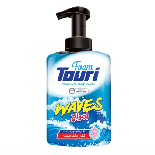 Touri Foamed hand washing (Waves) 400 ml | توري سائل ايدي فوم (أمواج) 400 مل